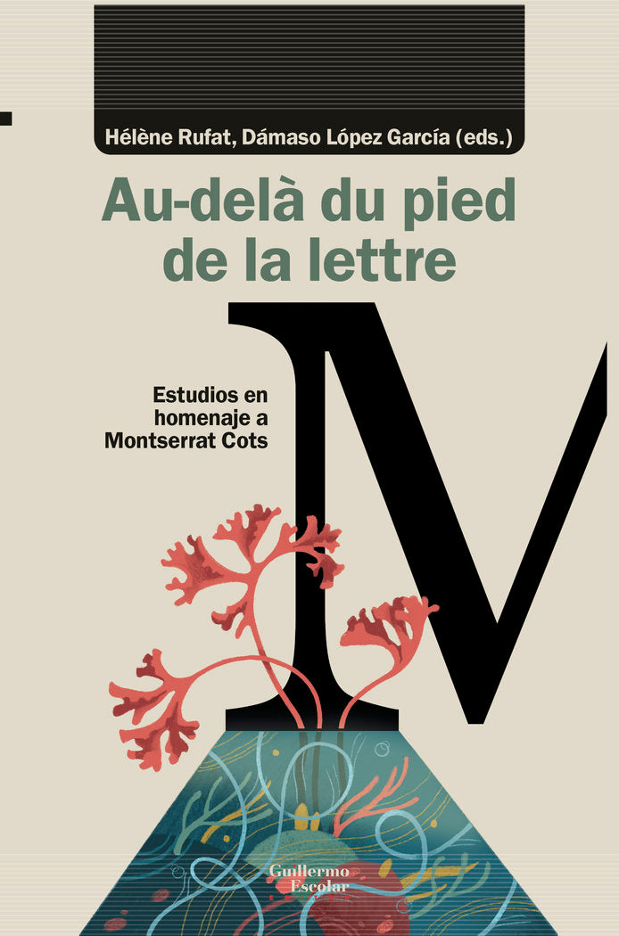 AU DELA DU PIED DE LA LETTRE | portada del libro