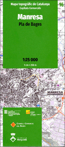 MAPA TOPOGRAFIC DE CATALUNYA 1:25 000 CAPITALS COMARCALS. 1 | portada del libro