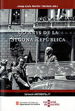 90 ANYS DE LA SEGONA REPUBLICA | portada del libro