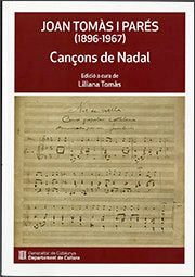 CANCONS DE NADAL JOAN TOMAS I PARES 1896 1967) | portada del libro