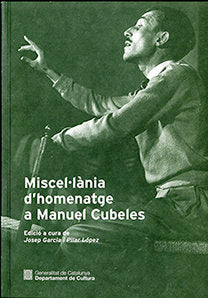 MISCEL·LANIA D'HOMENATGE A MANUEL CUBELES | portada del libro