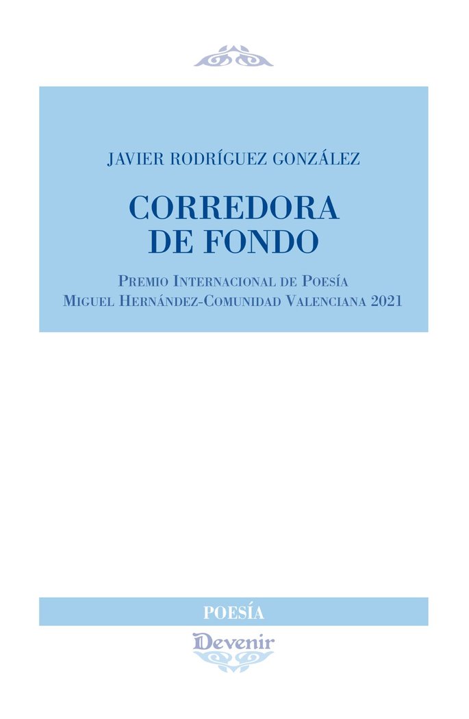 Corredora de fondo, de RODRIGUEZ GONZALEZ, JAVIER | portada del libro