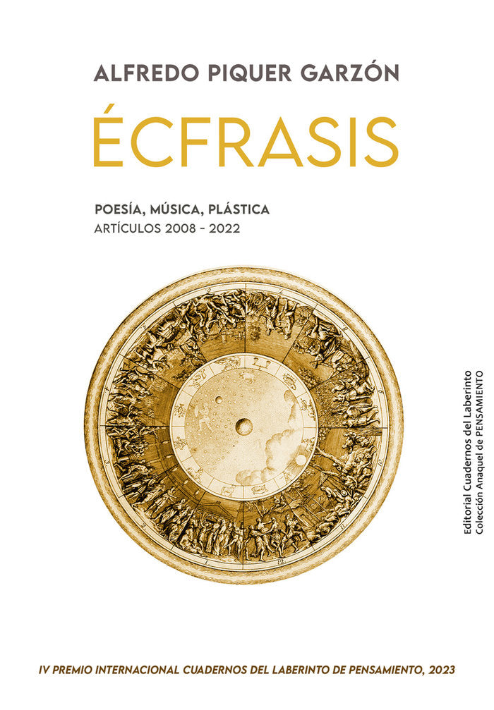 ECFRASIS, de PIQUER GARZON | portada del libro