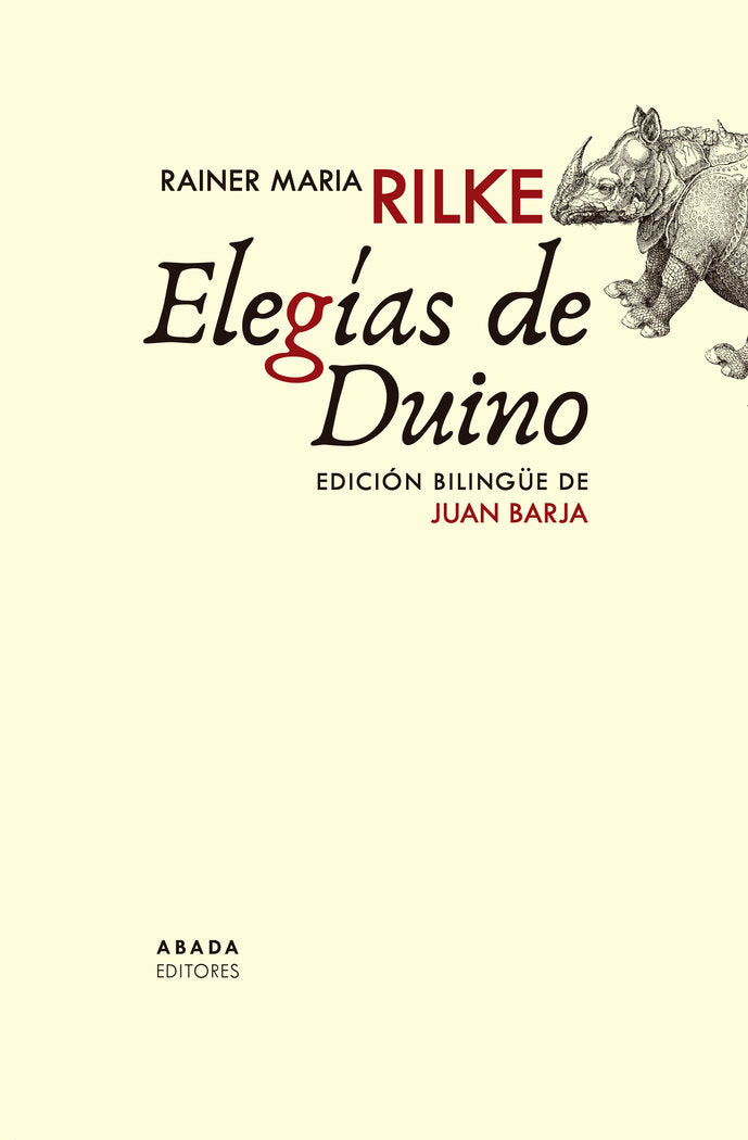 ELEGIAS DE DUINO, de RILKE, RAINER MARIA | portada del libro