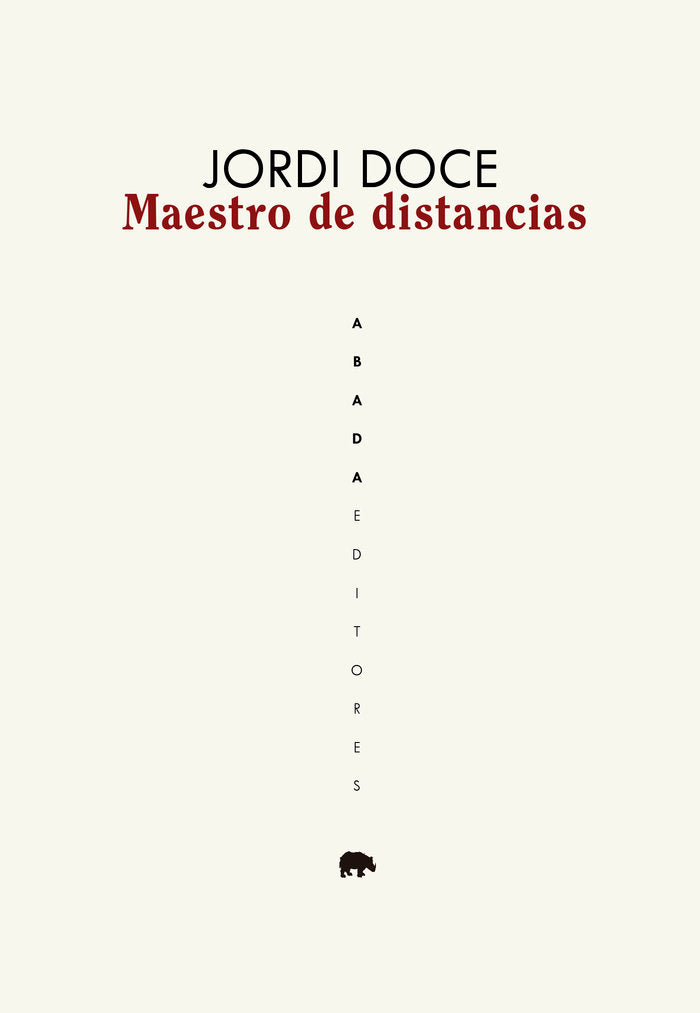 Maestro de distancias, de DOCE CHAMBRELAN, JORDI | portada del libro