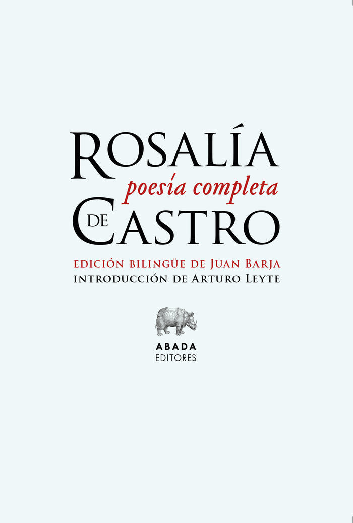 POESIA COMPLETA, de DE CASTRO, ROSALIA | portada del libro