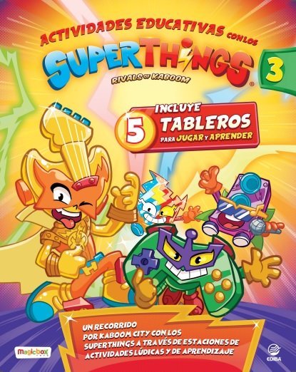 Actividades Educativas con los Superthings - Guardians of Kazoom | portada del libro