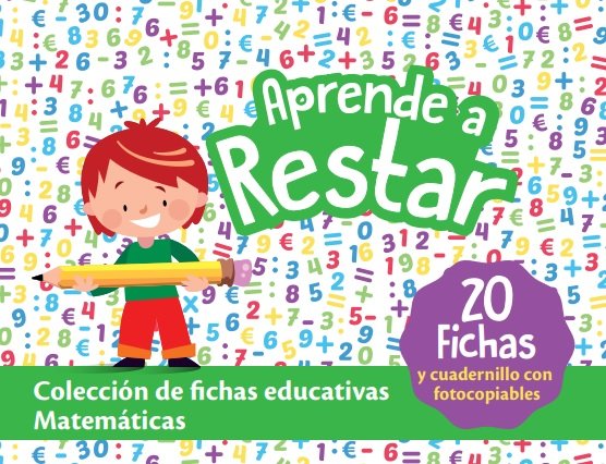 CAJAS EDUCATIVAS. MATEMATICAS: APRENDE LA RESTA, de EDIBA | portada del libro
