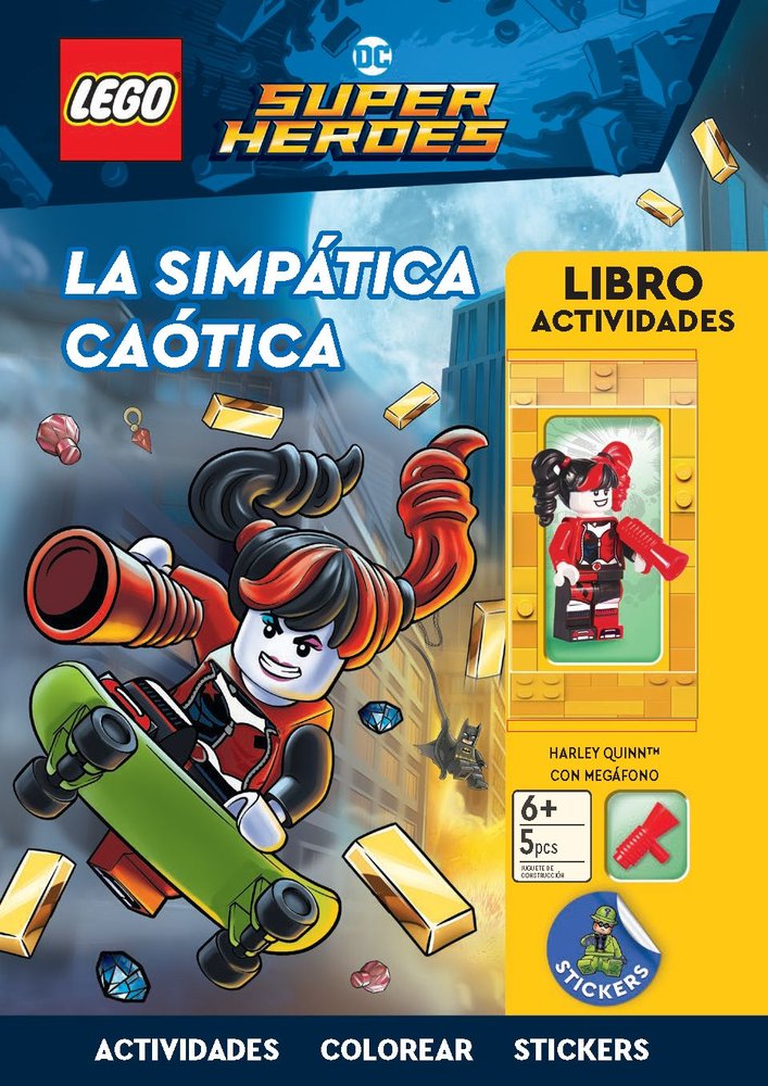 LEGO© DC COMICS SUPER HEROES HARLEY QUINN LA SIMPATICA CAO | portada del libro