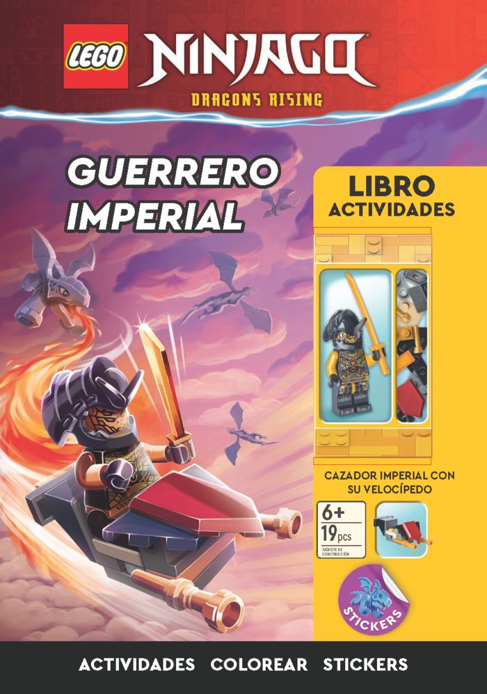 LEGO© NINJAGO© GUERRERO IMPERIAL | portada del libro
