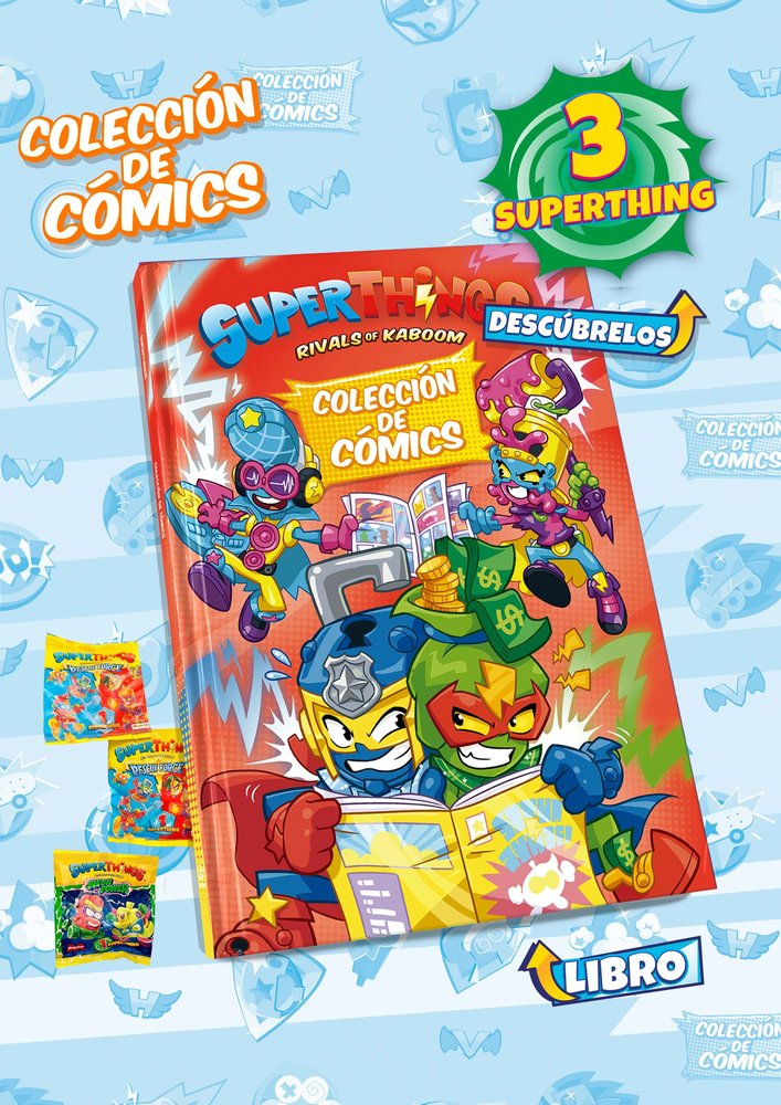 LIBRO COLECCIONISTA COMICS SUPERTHINGS RESCUE FORCE & NEON, de EDIBA EUROPA EON SL | portada del libro