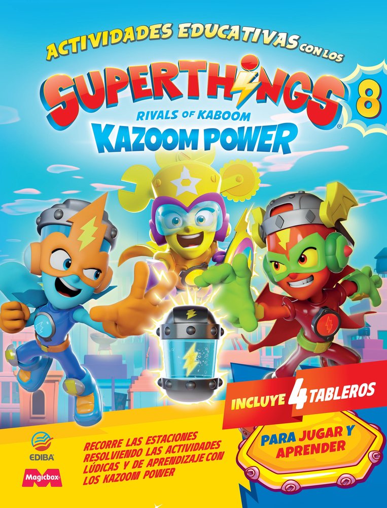 Actividades Educativas con los Superthings - Kazoom Power Battle, de AA.VV. | portada del libro