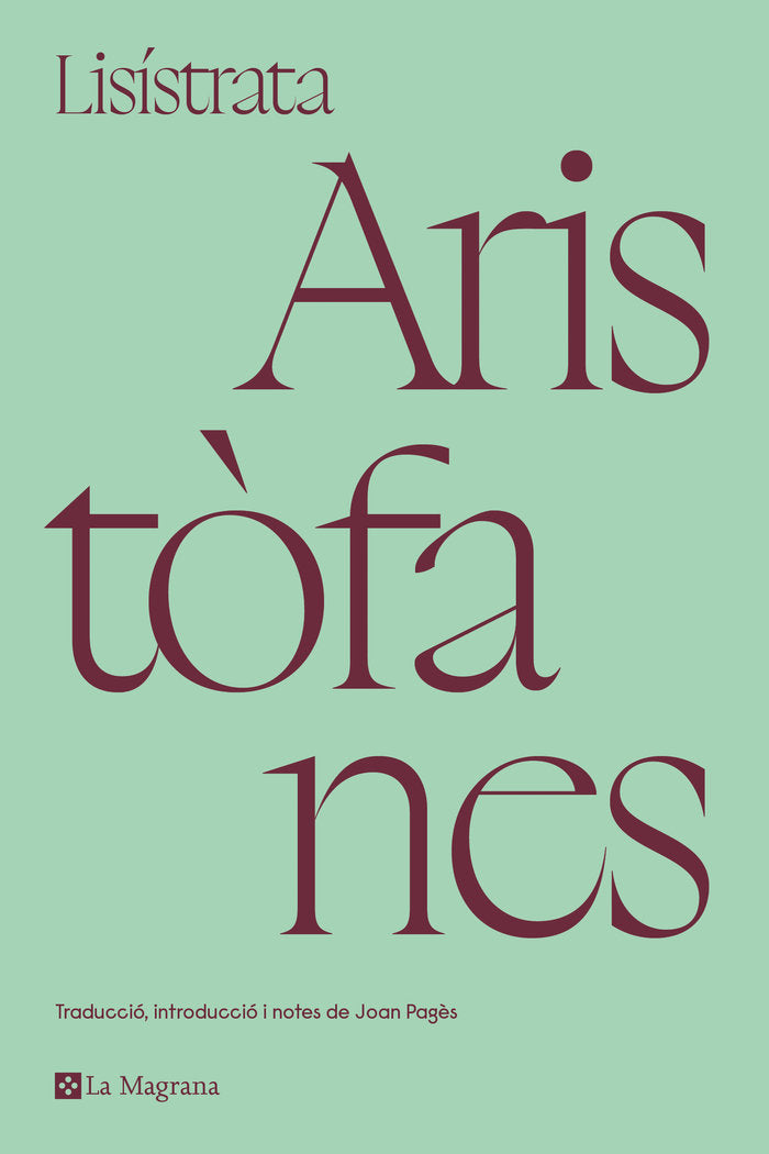 LISISTRATA, de ARISTOFANES | portada del libro