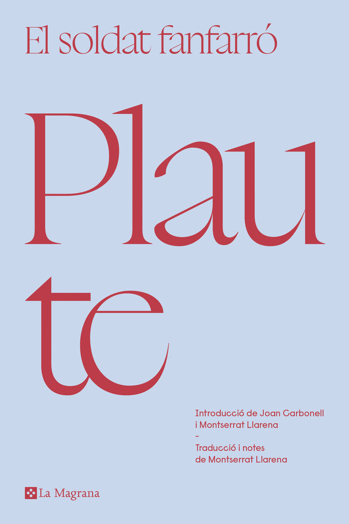 EL SOLDAT FANFARRO, de PLAUTE | portada del libro