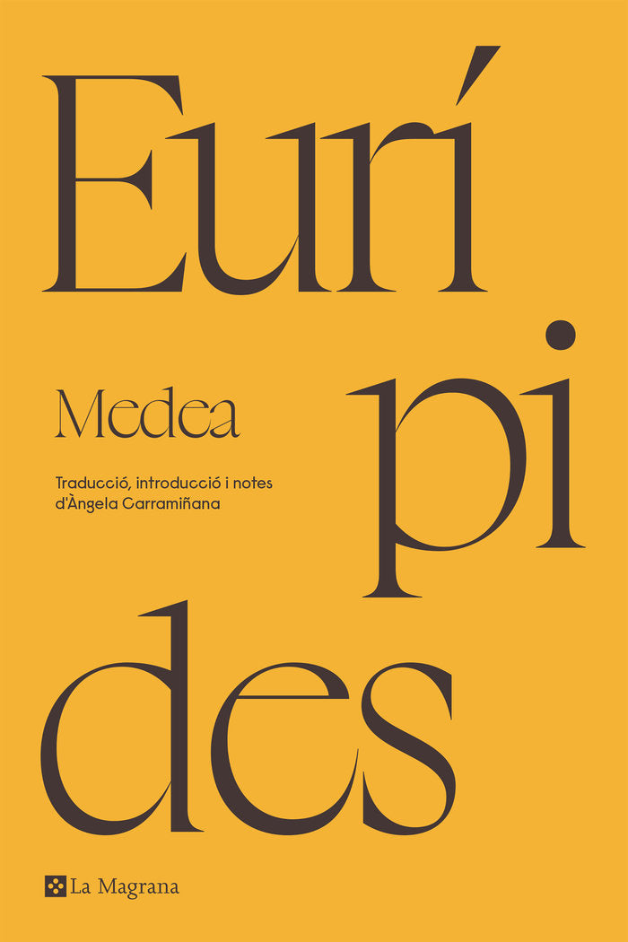 MEDEA, de EURIPIDES | portada del libro