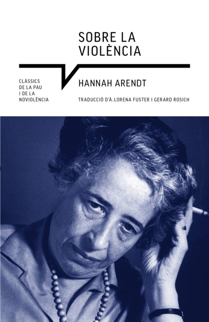 SOBRE LA VIOLENCIA, de ARENDT, HANNAH | portada del libro