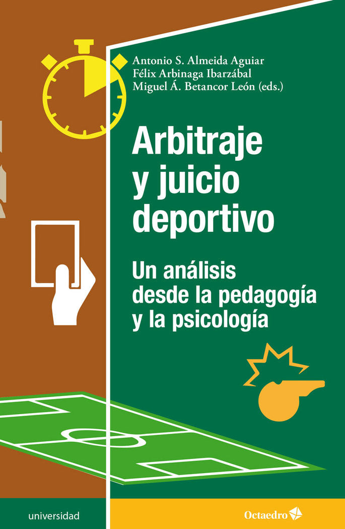 ARBITRAJE Y JUEGO DEPORTIVO, de ALMEIDA AGUIAR, ANTONIO S. | portada del libro