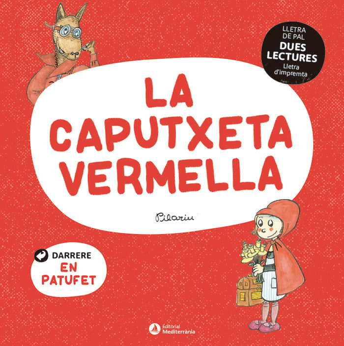 LA CAPUTXETA VERMELLA EN PATUFET | portada del libro