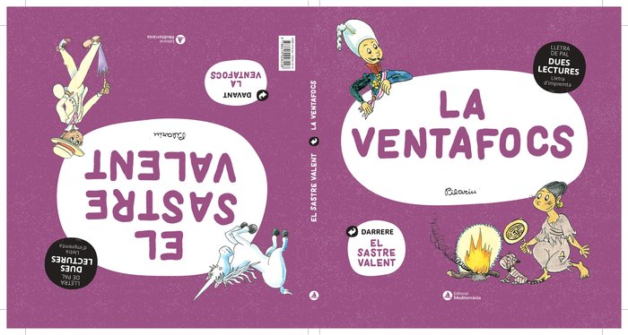 DUES LECTURES. El sastre valent. La ventafocs | portada del libro