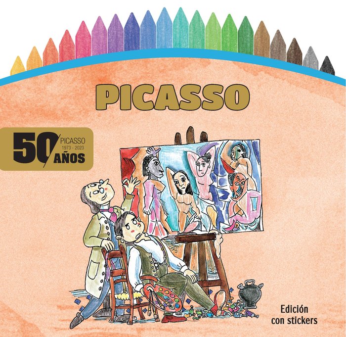 PINTAR PICASSO 50 ANIVERSARIO | portada del libro
