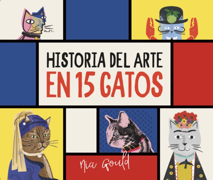 HISTORIA DEL ARTE EN 15 GATOS, de EDITORIAL MEDITERR·NIA | portada del libro