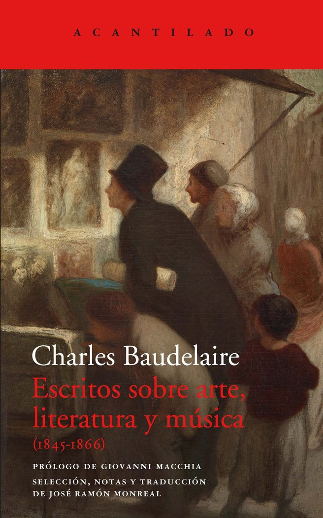 ESCRITOS SOBRE ARTE LITERATURA Y MUSICA 1845-1866, de CHARLES BAUDELAIRE | portada del libro