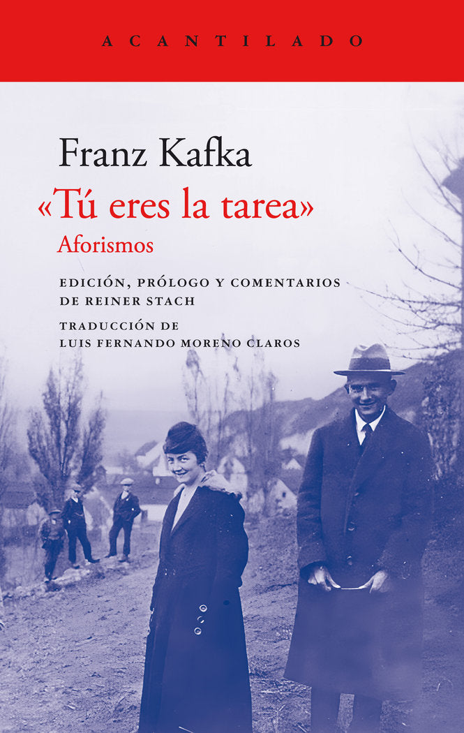 TU ERES LA TAREA, de KAFKA, FRANZ | portada del libro