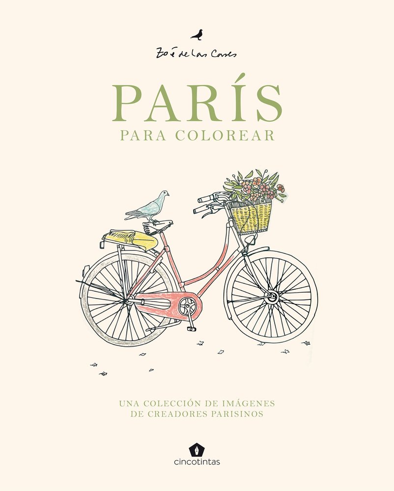 PARIS PARA COLOREAR, de DE LAS CASES,ZOE | portada del libro