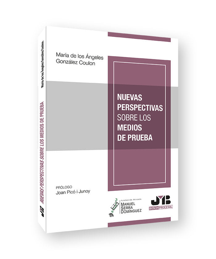Nuevas perspectivas sobre los medios de prueba, de GONZALEZ COULON, MARIA DE LOS ANGELES | portada del libro