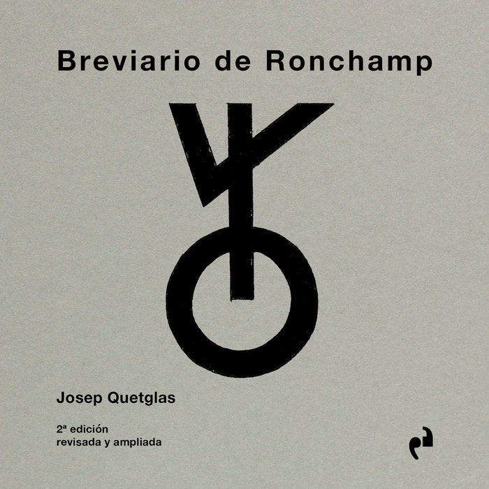 BREVIARIO DE RONCHAMP, de QUETGLAS,JOSEP | portada del libro