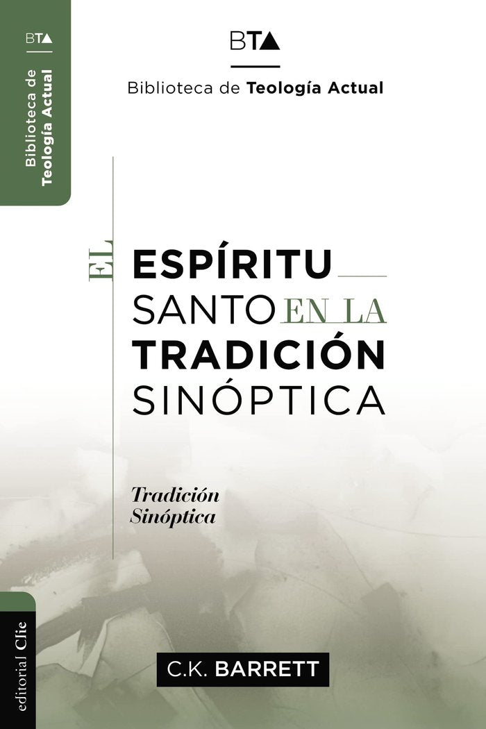 El Espíritu Santo en la tradición sinóptica, de Kingsley Barret, Charles | portada del libro