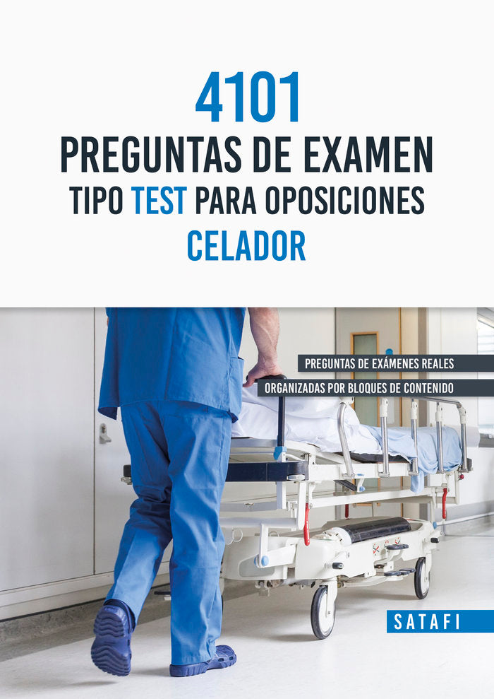 4101 PREGUNTAS DE EXAMEN TIPO TEST PARA OPOSICIONES - CELADOR | portada del libro