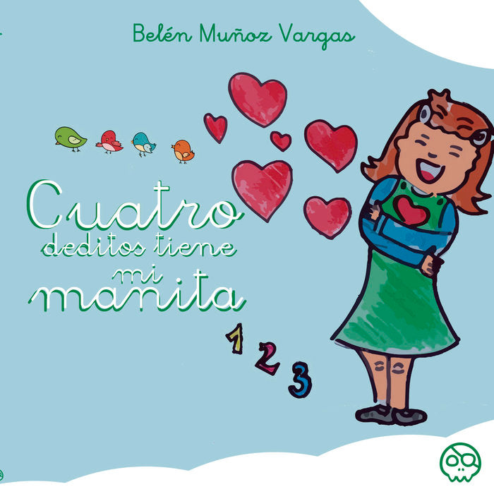 Cuatro deditos tiene mi manita, de  | portada del libro