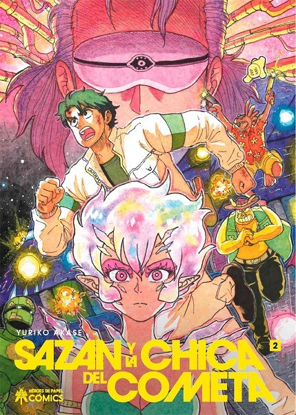 SAZAN Y LA CHICA DEL COMETA 2, de YURIKO AKASE | portada del libro