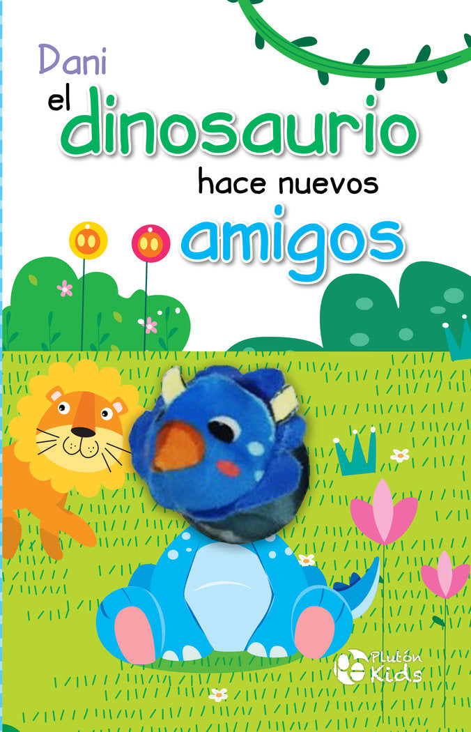 Dani el dinosaurio hace nuevos amigos | portada del libro