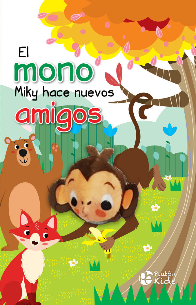 El mono Miky hace nuevos amigos | portada del libro
