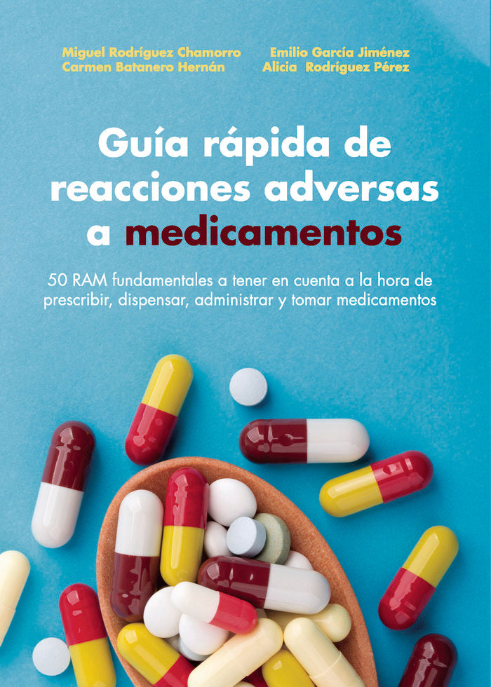 Guía rápida de reacciones adversas a medicamentos, de Batanero Hernán, Carmen | portada del libro