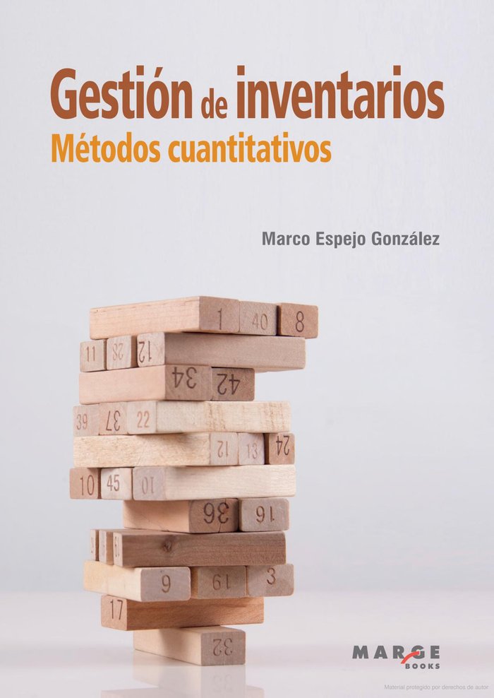 GESTION DE INVENTARIOS, de ESPEJO GONZALEZ, MARCO | portada del libro