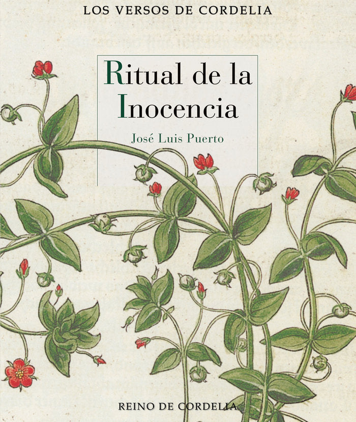 Ritual de la inocencia, de PUERTO,JOSE LUIS | portada del libro