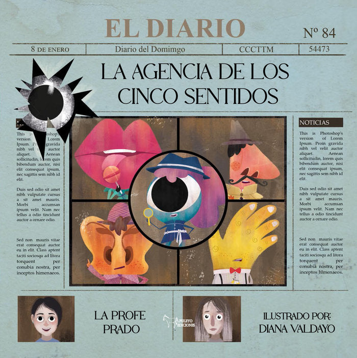 La agencia de los 5 sentidos, de GIL VILLARINO, MARIA DEL PRADO | portada del libro