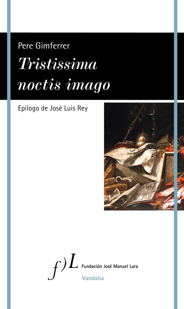 TRISTISSIMA NOCTIS IMAGO, de PERE GIMFERRER | portada del libro