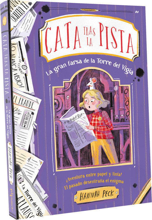 CATA TRAS LA PISTA LA GRAN FARSA DE LA TORRE DEL VIGIA, de PECK, HANNAH | portada del libro