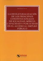 DESNATURALIZACION DE LOS PRINCIPIOS CONSTITUCIONALES DE IGU, de JORGE BAQUERO AGUILAR | portada del libro