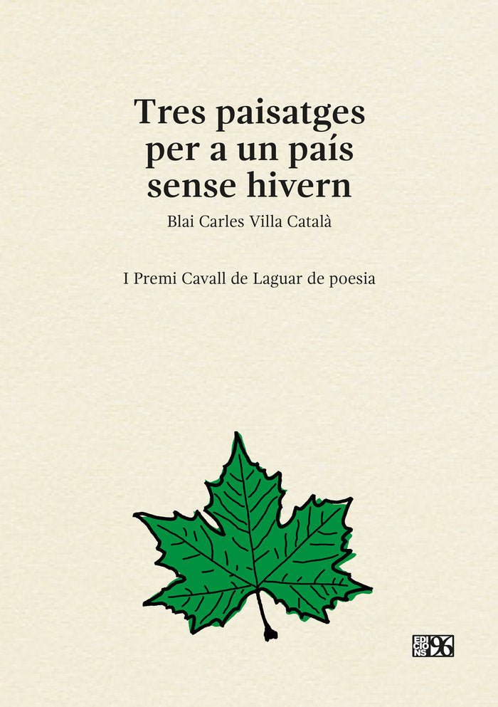 Tres paisatges per a un país sense hivern, de Villa Català, Blai Carles | portada del libro