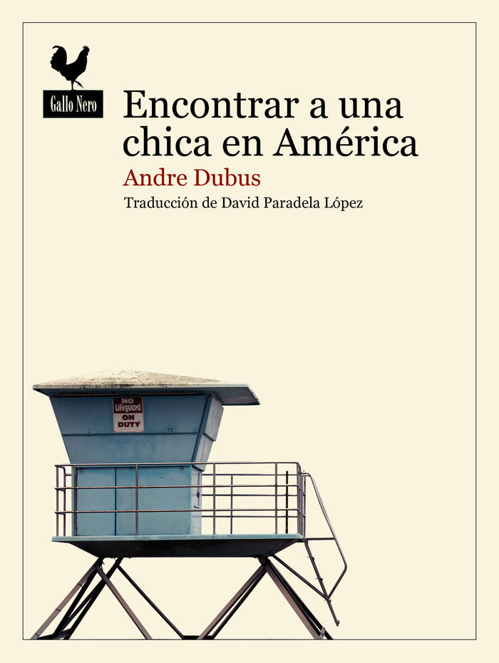 ENCONTRAR A UNA CHICA EN AMERICA, de DUBUS, ANDRE | portada del libro