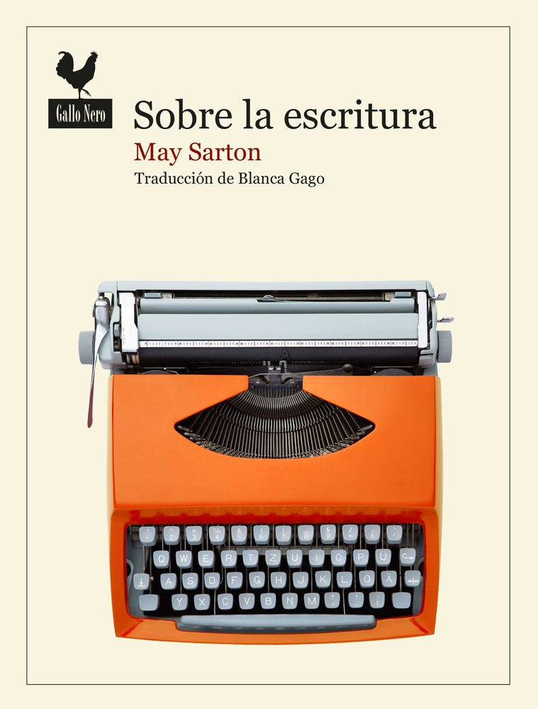 SOBRE LA ESCRITURA, de SARTON, MAY | portada del libro