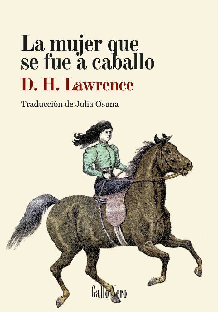 LA MUJER QUE SE FUE A CABALLO, de LAWRENCE, D.H. | portada del libro