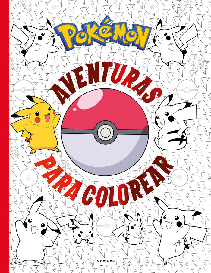 POKEMON. AVENTURAS PARA COLOREAR, de AUTORES VARIOS | portada del libro