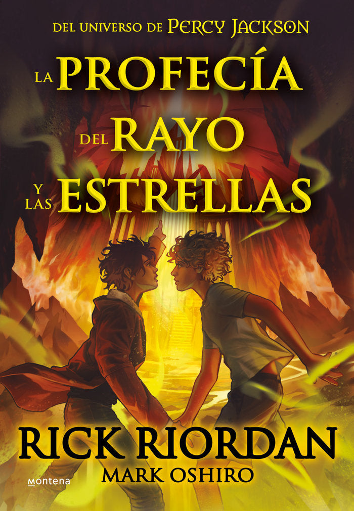 LA PROFECIA DEL RAYO Y LAS ESTRELLAS, de RICK RIORDAN | portada del libro