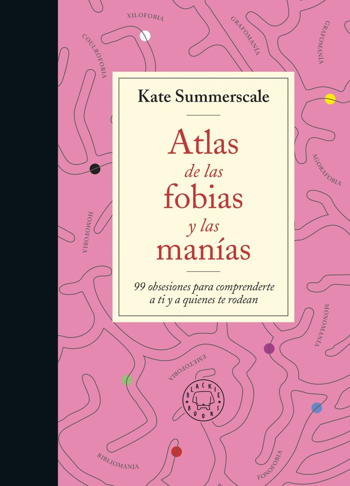 ATLAS DE LAS FOBIAS Y LAS MANIAS, de KATE SUMMERSCALE | portada del libro
